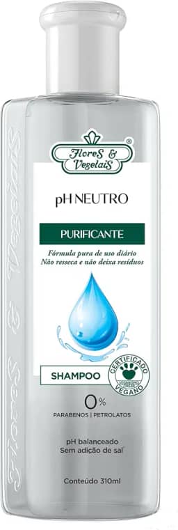 Flores e Vegetais Shampoo Ph Neutro 310Ml E Vegetais