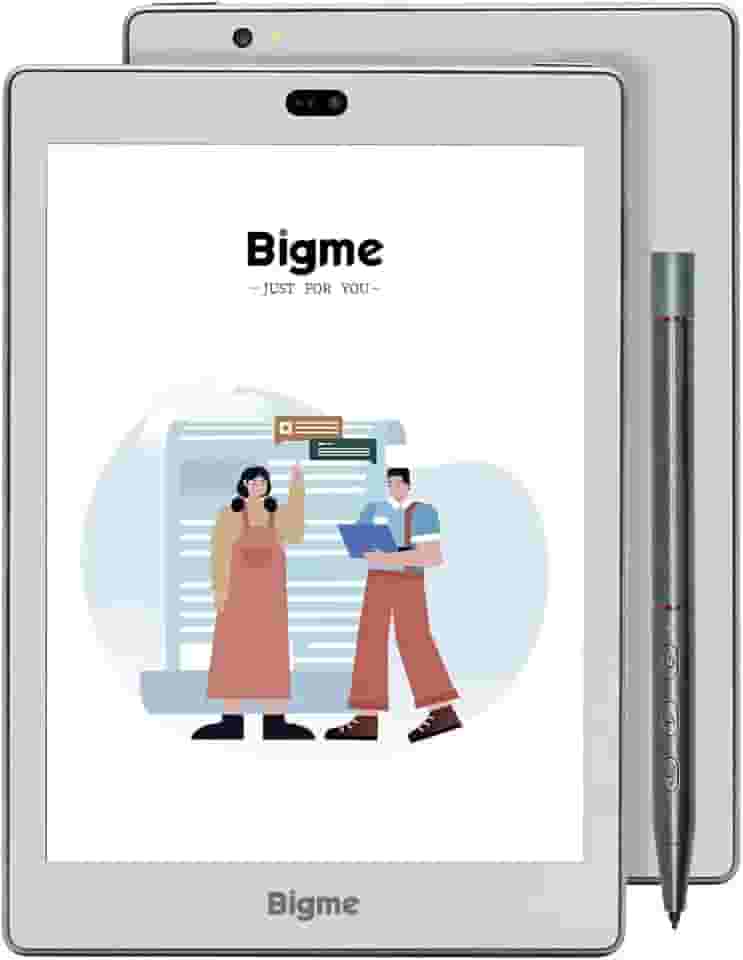 Bigme S6 Color + Ereader 7,8 '' Tela E-Ink ePaper Tablet 6G 128GB Leitor de e-book Tablet para anotações com caneta e capa