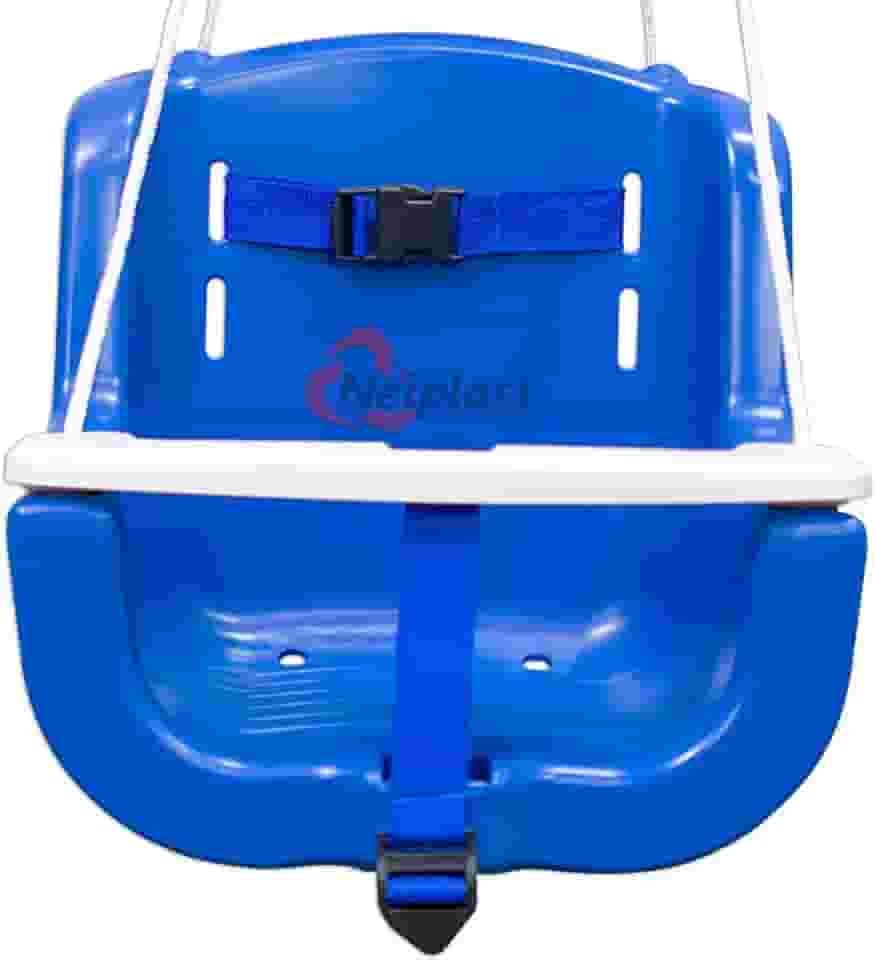 Balanço Plástico Infantil (C/Cinto e Trava de segurança) (AZUL)