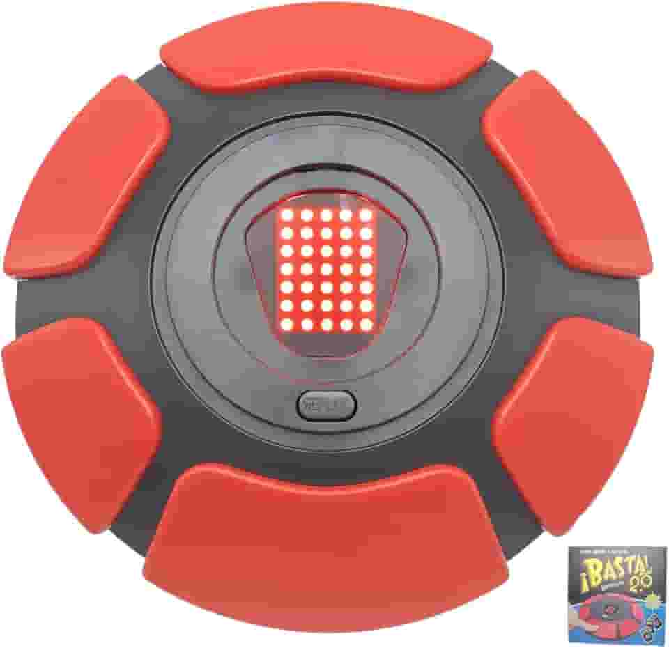 Jogo ¡Basta! Eletrônico 2.0 Tabuleiro Digital de LED com Cartas – Diversão em Grupo para Família e Amigos