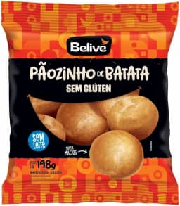 Belive Pãozinho de Batata Sem Glutén Sem Leite 198g