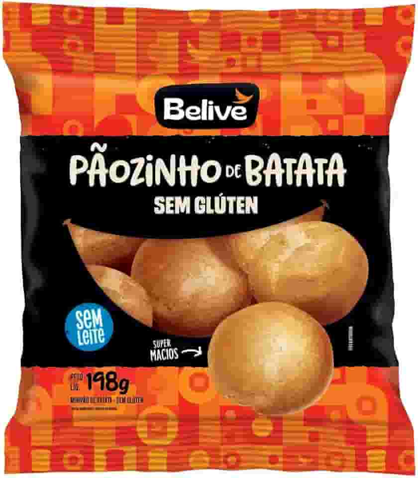 Belive Pãozinho de Batata Sem Glutén Sem Leite 198g
