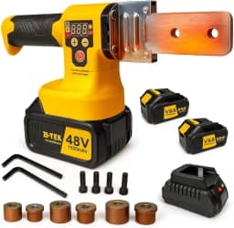 Termofusora Portátil a Bateria para Tubos PPR | Aquecimento Rápido Até 320°C | Leve, Sem Fio e Eficiente | Ideal para Instalações Hidráulicas com Mobilidade Total