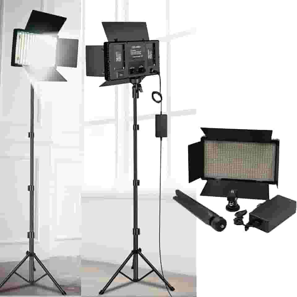 U800 LED Iluminação Para Filmagem Photo Studio Light 120° para Tiktok Youbute Game Iluminação de vídeo ao vivo 40W/50W Gravação de vídeo portátil Lâmpada de painel