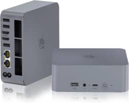 Beelink Mini PC SER5, AMD Ryzen 5 5560U (6C/12T, até 4,0 GHz), 16G DDR4 RAM/500GB M.2 2280 NVMe SSD Mini computador, suporta tela tripla (HDMI+DP+Tipo-C)/4K@60Hz/WiFi 6/BT5.2