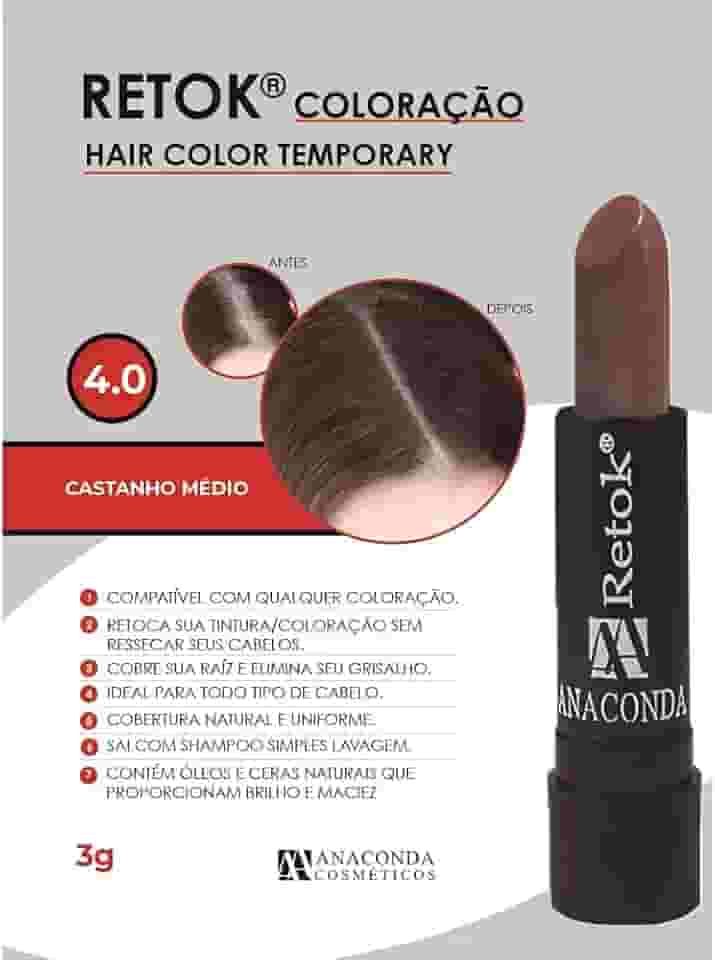 Anaconda Retok Coloração Castanho Médio