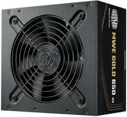 COOLER MASTER, FONTE COOLER MASTER ATX 3.1 650W MWE GOLD 650 V3 PFC ATIVO 80 PLUS GOLD COM CABO DE FORCA GARANTIA 5 ANOS
