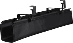 Bandeja Organizadora de Cabos para Debaixo Da Mesa, Organizador de Fios para Debaixo Da Mesa, Caixa Organizadora de Cabos, Fácil Instalação.