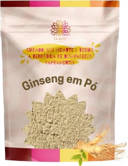 Ginseng em Pó Puro Premium | Importado Suplemento natural Ca.Nuts (500g)
