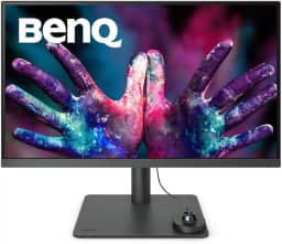 Monitor BenQ PD2705U 4K UHD com 27', Painel IPS, 99% sRGB e Rec. 709, HDR10 e CAD/CAM, tela Anti-Reflexo, Ajuste de Altura e Brightness Intelligence