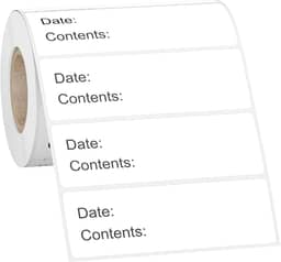 500 Peças 1 X 3" Etiquetas De Alimentos Para Freezer E Geladeira, Removíveis Recipientes, Pote Vidro Sem Resíduos, Armazenamento Perfeito Cozinha, Não Pode Ser Rasgado