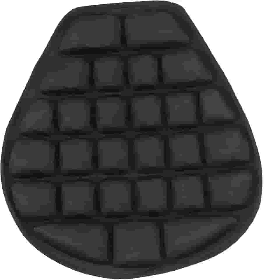 Almofada de assento Uwariloy - Motocicleta e Carro - Preta e Azul - Tamanho Universal 375 mm x 360 mm