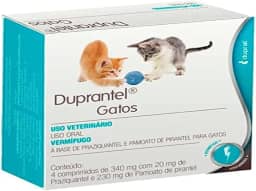 Duprantel Gatos Com 4 Comprimidos