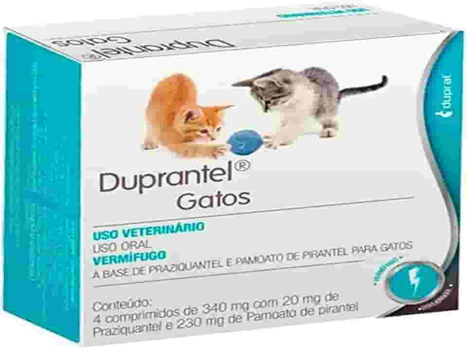 Duprantel Gatos Com 4 Comprimidos
