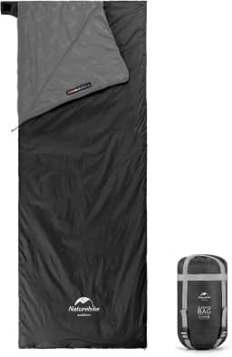 Naturehike Saco de dormir ultraleve - Envelope leve portátil, impermeável, confortável com saco de compressão - ótimo para viagens de 3 estações, acampamento, caminhada