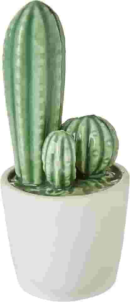 Cactus Adorno 15 * 6cm Ceramica Verd/bran Av Cacto Home & Co Único