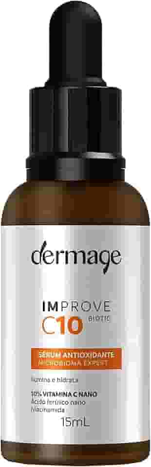 Improve C 10, Sérum Facial com Vitamina C 10%, Ácido Ferúlico e Vitamina E, Textura Oil Free, Rápida Absorção, Toque Seco, Ação Antioxidante,15g