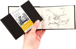 Desenho D&S Sketch Book 140 g/m², preto, 9x12,5cm, paisagem, 30 fls