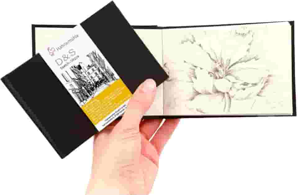 Desenho D&S Sketch Book 140 g/m², preto, 9x12,5cm, paisagem, 30 fls