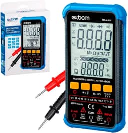 Multimetro Profissional True RMS Com NCV Lanterna e Teste de Temperatura