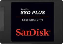 SANDISK Unidade de estado sólido interna SSD Plus de 1 TB - SATA III 6 Gb/s, 7 mm, velocidades de leitura/gravação de até 545 MB/s / 515 MB/s - SDSSDA-1T00-G28