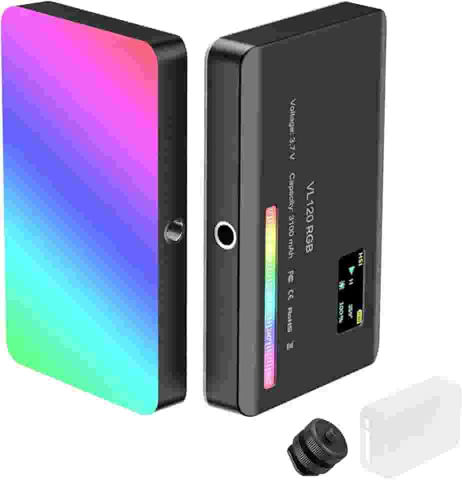 Luz para Gravar Video Iluminação para Video Luz Led Portatil Vl120 Rgb Led Light 2500k-9000k Fotografia Luz De Preenchime-FBA