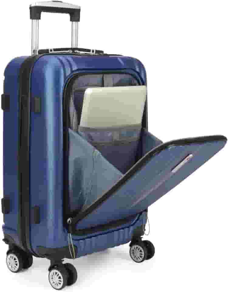 Mala de Viagem de Bordo com Cadeado TSA Polo King (Azul)