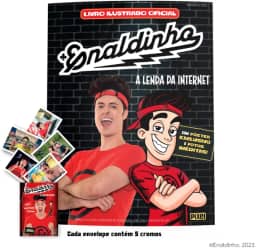 KIT ÁLBUM DO ENALDINHO + 50 FIGURINHAS: A LENDA DA INTERNET