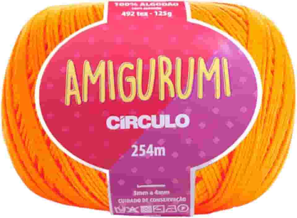 Fio Amigurumi Linha Novelo 254m 125g 4456 LARANJA