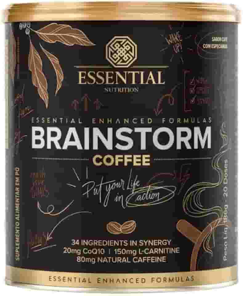 Brainstorm Coffee Energético Essential Nutrition 186g