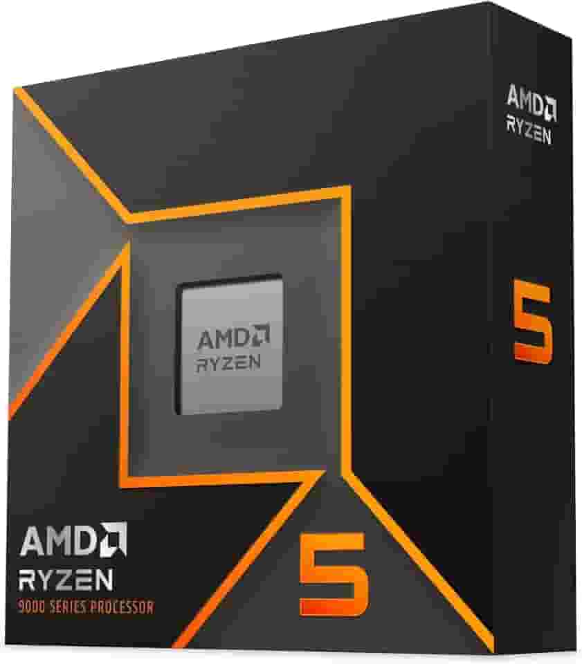 Processador AMD Ryzen 5 9600X Box (AM5/ 6 Cores/ 12 Threads/ 5.4GHz/ 38MB Cache/Radeon Graphics/Sem Cooler)