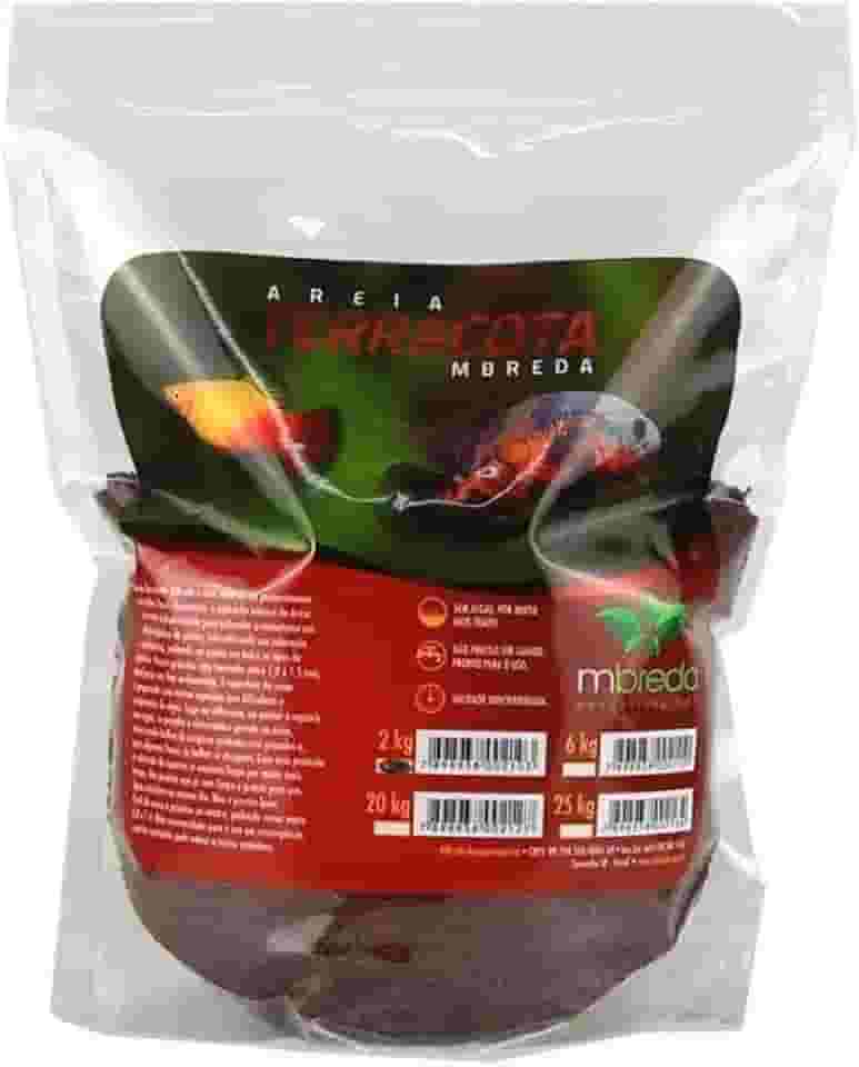 Areia Terracota pH 7.0-7.4 pote 2 kg
