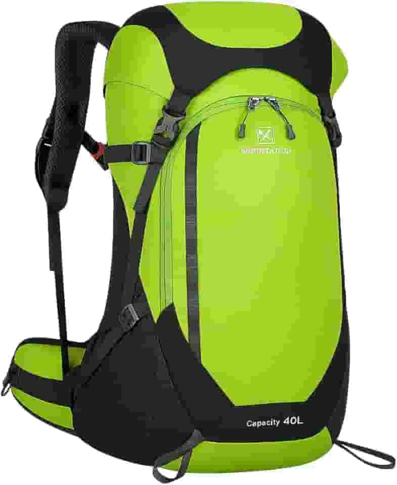 Mochila de Trilha e Viagem 50L Impermeável –com Capa de Chuva, Tecido Respirável 3D, Ergonômica, Resistente e Leve, Ideal para Camping, Montanhismo, Ciclismo e Aventuras ao Ar Livre
