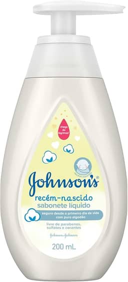 Johnson's Baby Sabonete Líquido Recém Nascido, 200ml