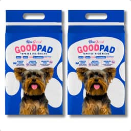 KIT 2 Pacotes Tapete Higiênico Good Pad para Cachorro 60cm x 60cm com 50 Unidades Sanitário Super Absorvente Antivazamento Alta Absorção Descartável Premium Atrativo