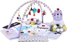 Maxi Baby Tapete Ginásio Com Bolinhas Para Bebê Movie Cinza