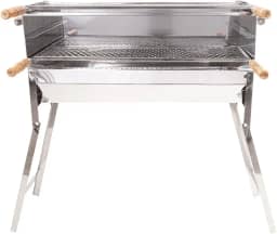 Churrasqueira Inox Espetinho 3 Andares Móvel 25x1Metro