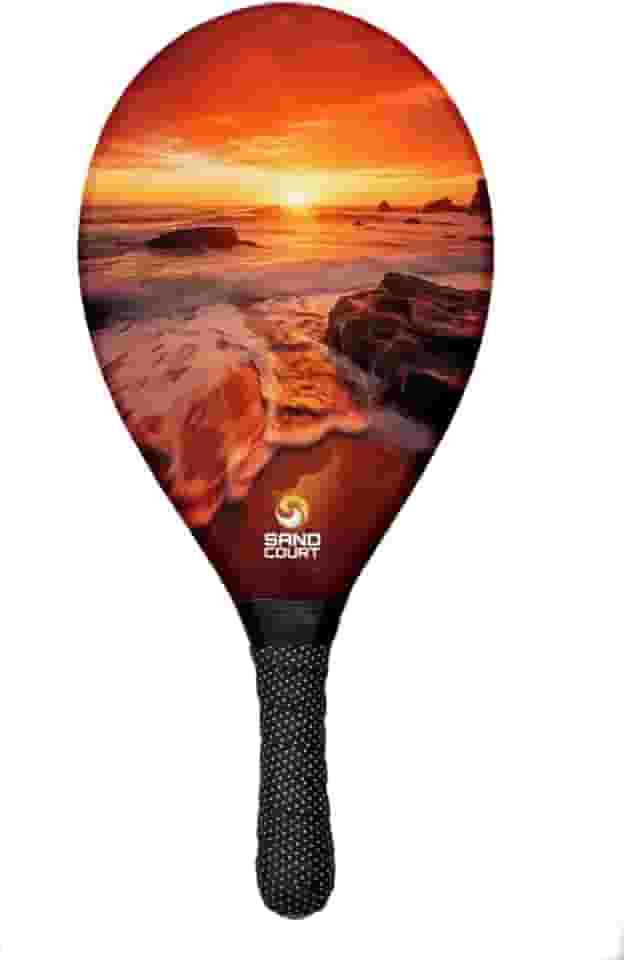Raquete de Frescobol Profissional Fibra de Vidro Sand Court - Por do Sol