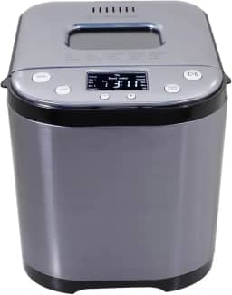 CULINARY CHEF Máquina de fazer pão com tigela antiaderente, gancho de pão, copo medidor e colher. 15 em 1, pão sem glúten, bolo e iogurte, 3 opções de cores de crosta e muito mais.t3 tamanhos de pão.