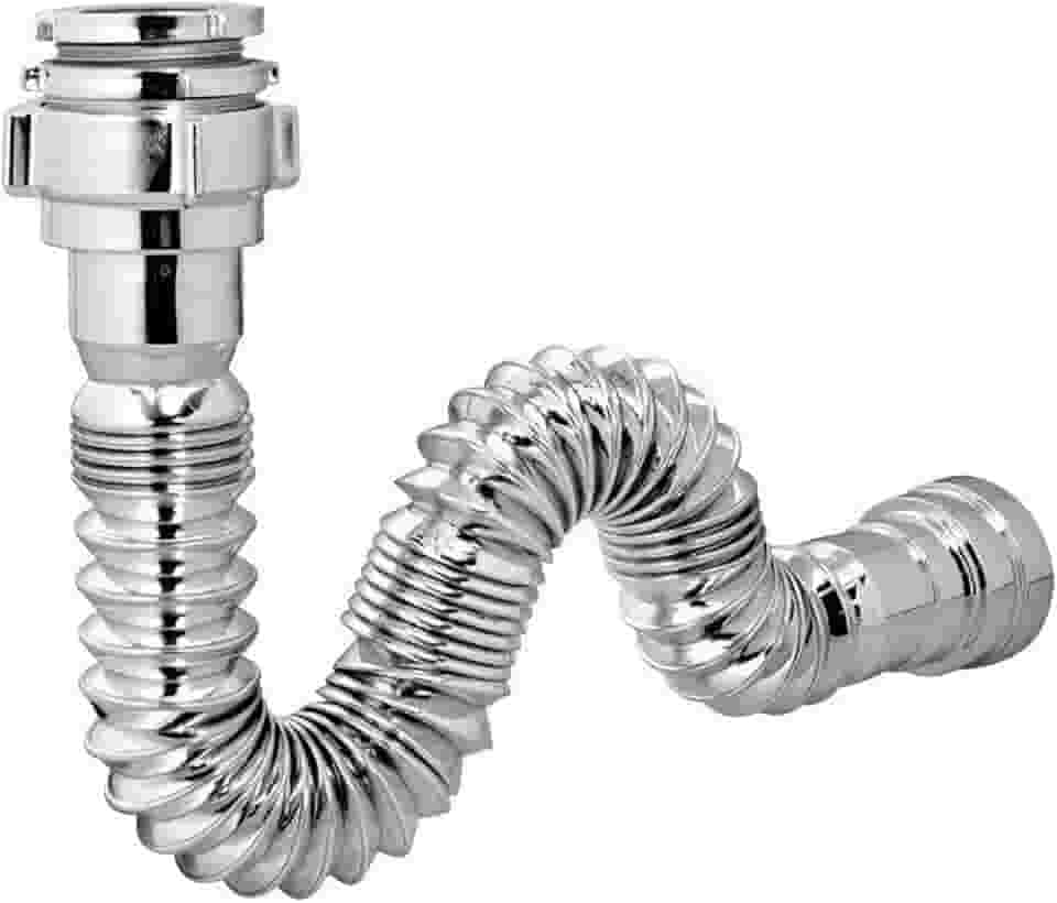 Sifão Sanfonado Universal Cromado Ssum2 Astra