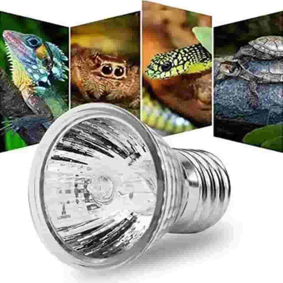 Mini Lâmpada UVA + UVB Lorben Aquecimento para Terrários Répteis Tartarugas