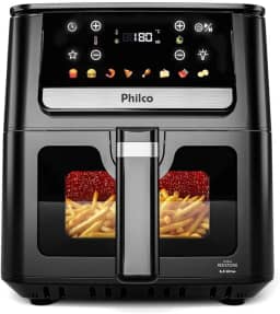 Air Fryer Philco 6,5L Visor Glass 1700W PAF65 127V