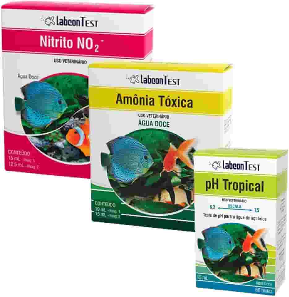 Alcon Kit Teste Para Aquário Doce - Amonia - Nitrito - PH
