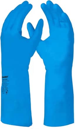 Danny Luva Maxi Látex Tamanho Médio Cor Azul