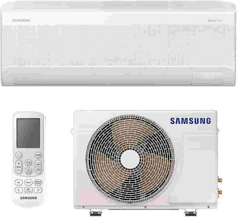 Ar-condicionado Split Inverter 9000 Btus Samsung Windfree Ai Wi-fi High Wall Só Frio Ar09dyfaawknaz/ar09dyfaawkxaz 220v