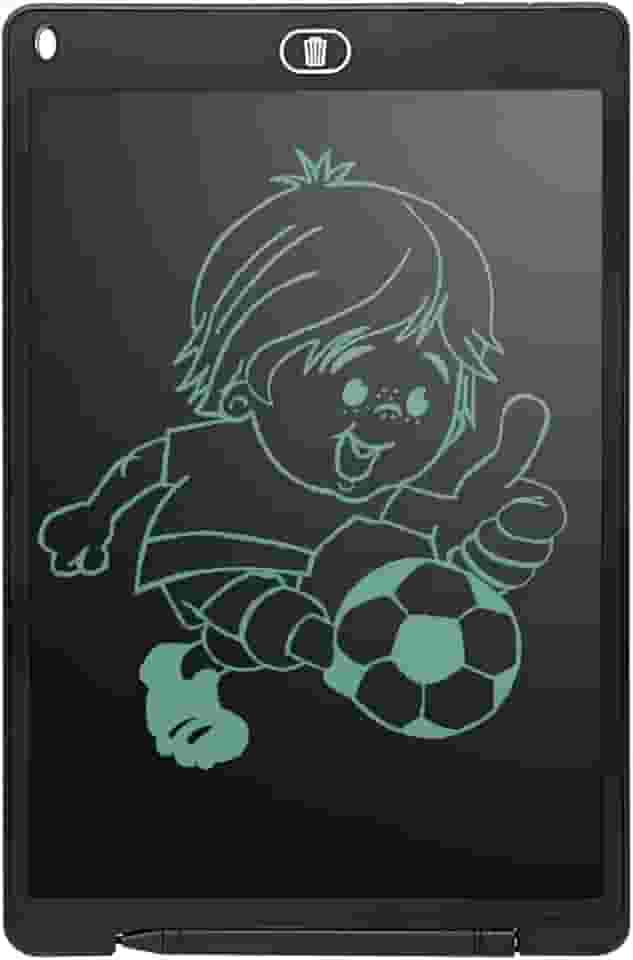Lousa Digital Mágica Infantil LCD 12″ – Tablet de Escrita e Desenho Colorido, Educativo e Criativo para Crianças (Preto)