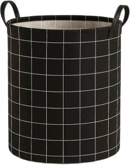 Cesto Organizador Roupa Suja Dobrável Multiuso 40l (Preto)