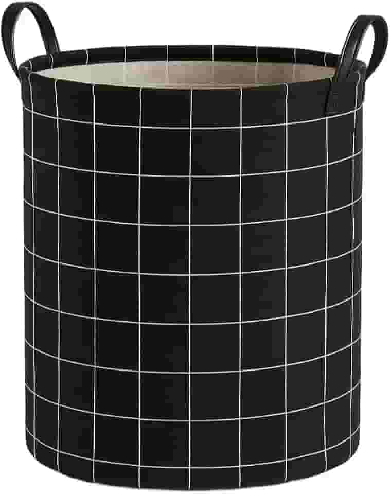 Cesto Organizador Roupa Suja Dobrável Multiuso 40l (Preto)