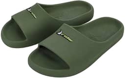 Chinelo Masculino Drip Slide Branco Laranja Rider 11983-AV746