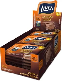 Linea Mini Chocolate Ao Leite Zero Lactose 13G 15 Unidades